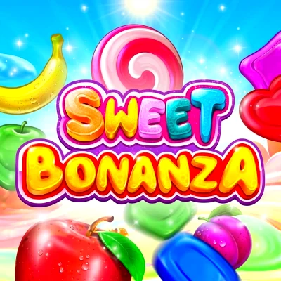 Sweet Bonanza online pokie game tile available at Casiny Australia