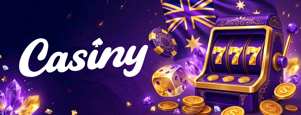Casiny banking page showing PayID, POLi and card payment options for Australian players
